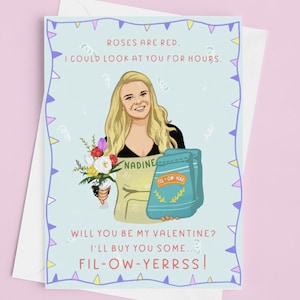 Nadine Coyle Mehl Valentinstagskarte