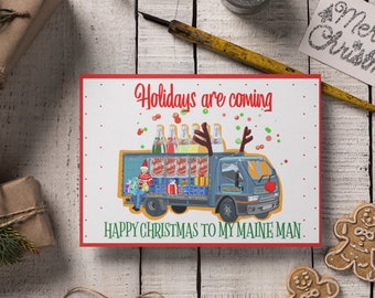 Holidays are Coming Northern Irish Christmas Card