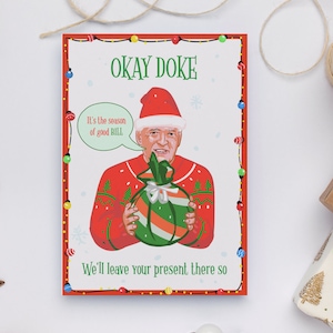 Bill O'Herlihy Okey Doke Weihnachtskarte