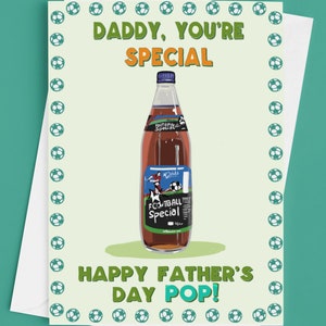 Tarjeta especial del Día del Padre de Fútbol