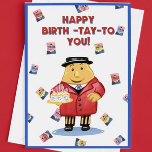 Tayto Crisp  Republic of Ireland Birthday Card