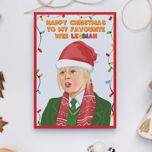Derry Girls Clare Wee Lesbische Weihnachtsgrüße Karte