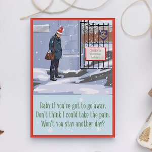 Enoch Burke grappige Ierse kerstkaart