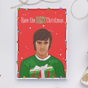 George Best Noord-Ierland kerstkaart