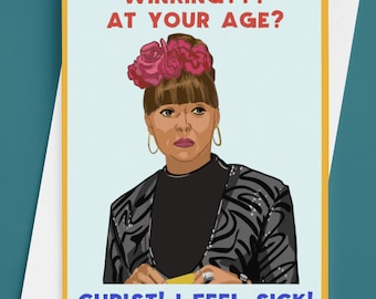 Derry Girls Aunt Sarah Greetings Card