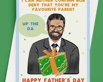 Gerry Adams Father&#39;s Day Card: Northern Irish Humour