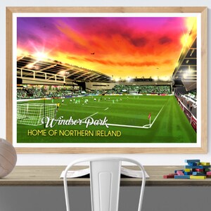 Northern Ireland Football: Windsor Park Print