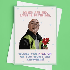 Divertente Belfast Bouncer 'F*ck Up' Meme San Valentino Card