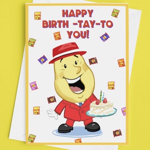 Tayto Crisp  Northern Ireland Birthday Card