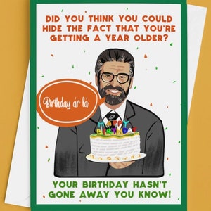 Gerry Adams Geburtstagskarte: Nordirischer Humor