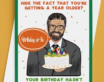 Gerry Adams Birthday Card: Northern Irish Humour