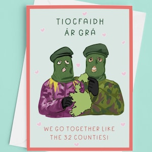 Tiocfaidh Ar GRA Ierse Valentijnsdagkaart