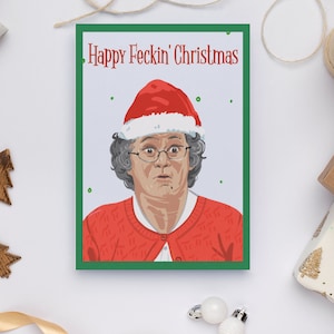 Tarjeta de Navidad de la Sra. Brown