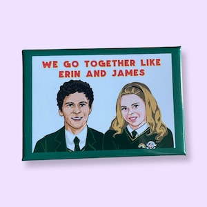Derry Girls Erin y James Magnet