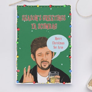 Shane MacGowan / Pogues irische Weihnachtskarte
