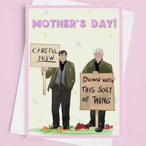 Tarjeta del Día de la Madre del padre Ted 'Abajo este tipo de cosas'