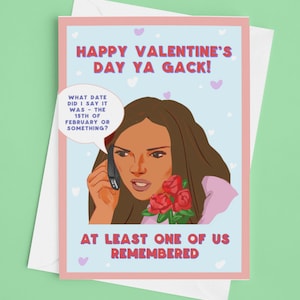 Nadine Coyle Derry Grappige Valentijnsdag Kaart