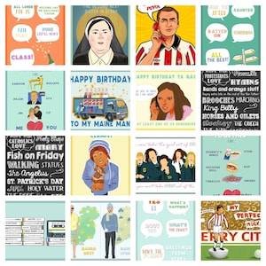 4 paquetes Tarjetas de felicitación Mezclar y Partido