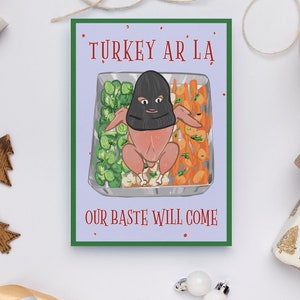 Turkije Ar La! Grappige Ierse Republikeinse Katholieke Kerstkaart