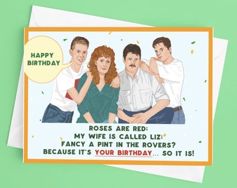 Jim McDonald Coronation Street Northern Ireland Birthday Card