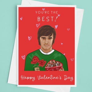 George Best Nordirland Valentinstagskarte