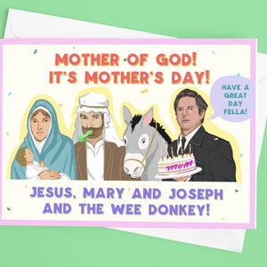 Ted Hastings Line of Duty 'Jesus, Mary & Joseph and the Wee Donkey' - Moederdagkaart