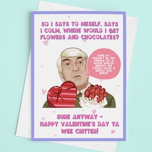 Derry Girls Uncle Colm Valentijnsdag Wenskaart