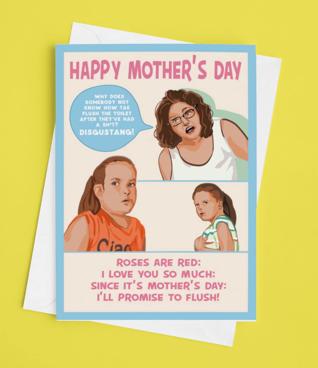 DISGUSTANG Scottish Mothers Day Card