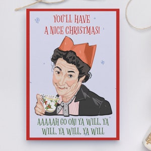 Vader Ted 'Mrs Doyle' Kerstkaart