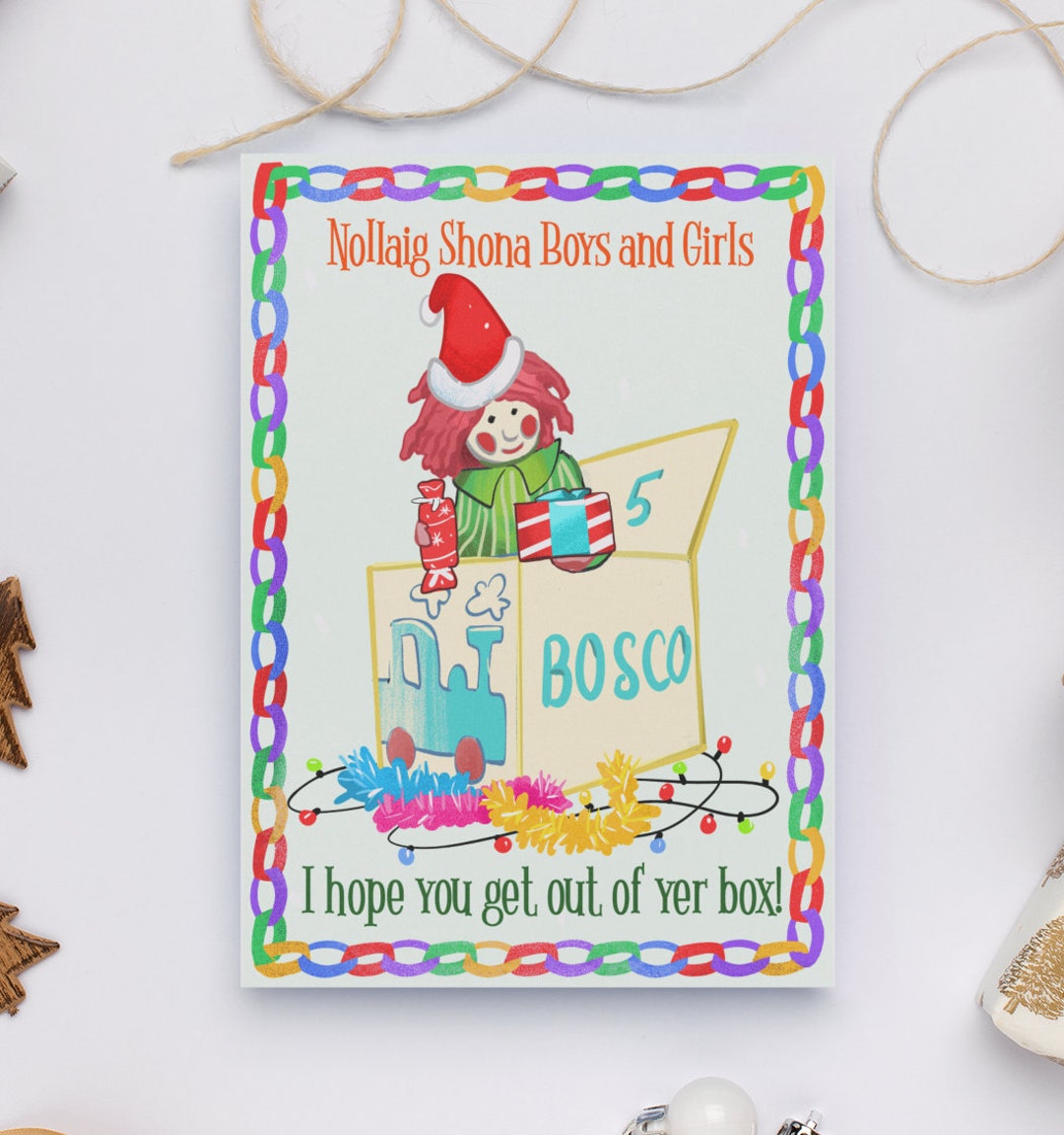 Bosco RTE Irish Christmas Card - Etsy