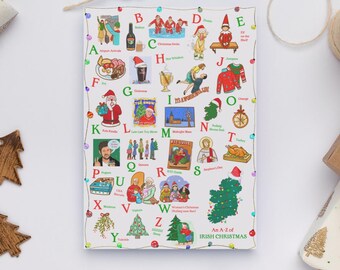 An A-Z of and Irish Christmas Card