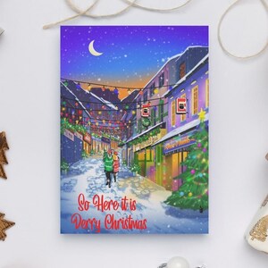 Así que aquí está Derry Christmas Greetings Card