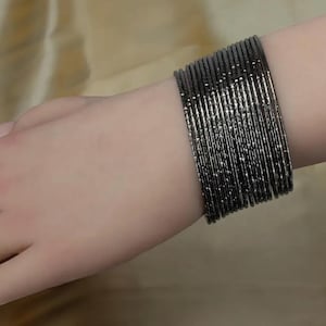 Indian Ethnic Bangle Size 2'6 to 2'8, Silver plated ethnic Bangles, Rajasthani Bangles