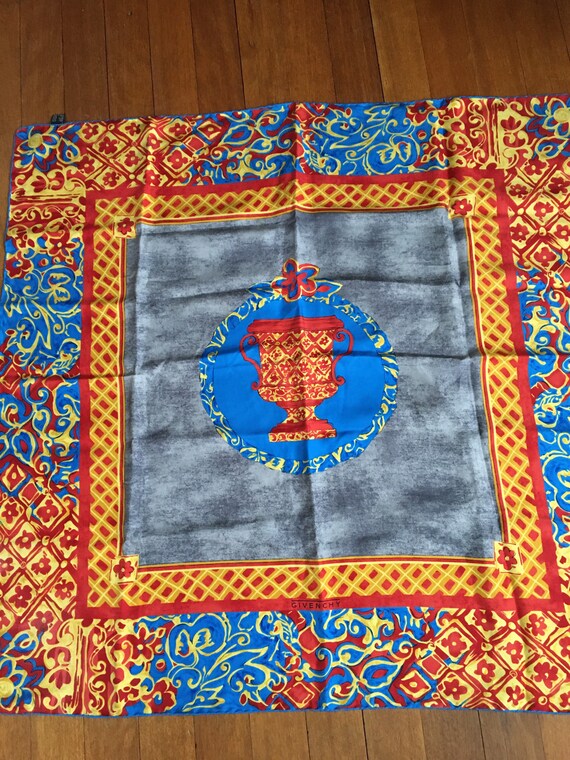Givenchy vintage silk scarf/silk