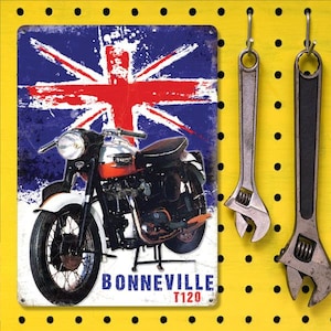 Triumph Bonneville, Metal Sign