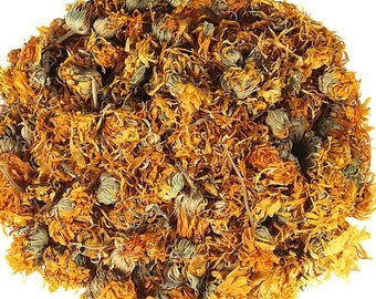 Organic CALENDULA, dried flowers, edible, marigold flowers, wedding confetti, organic flowers, biodegradable, wild, occasion, wedding