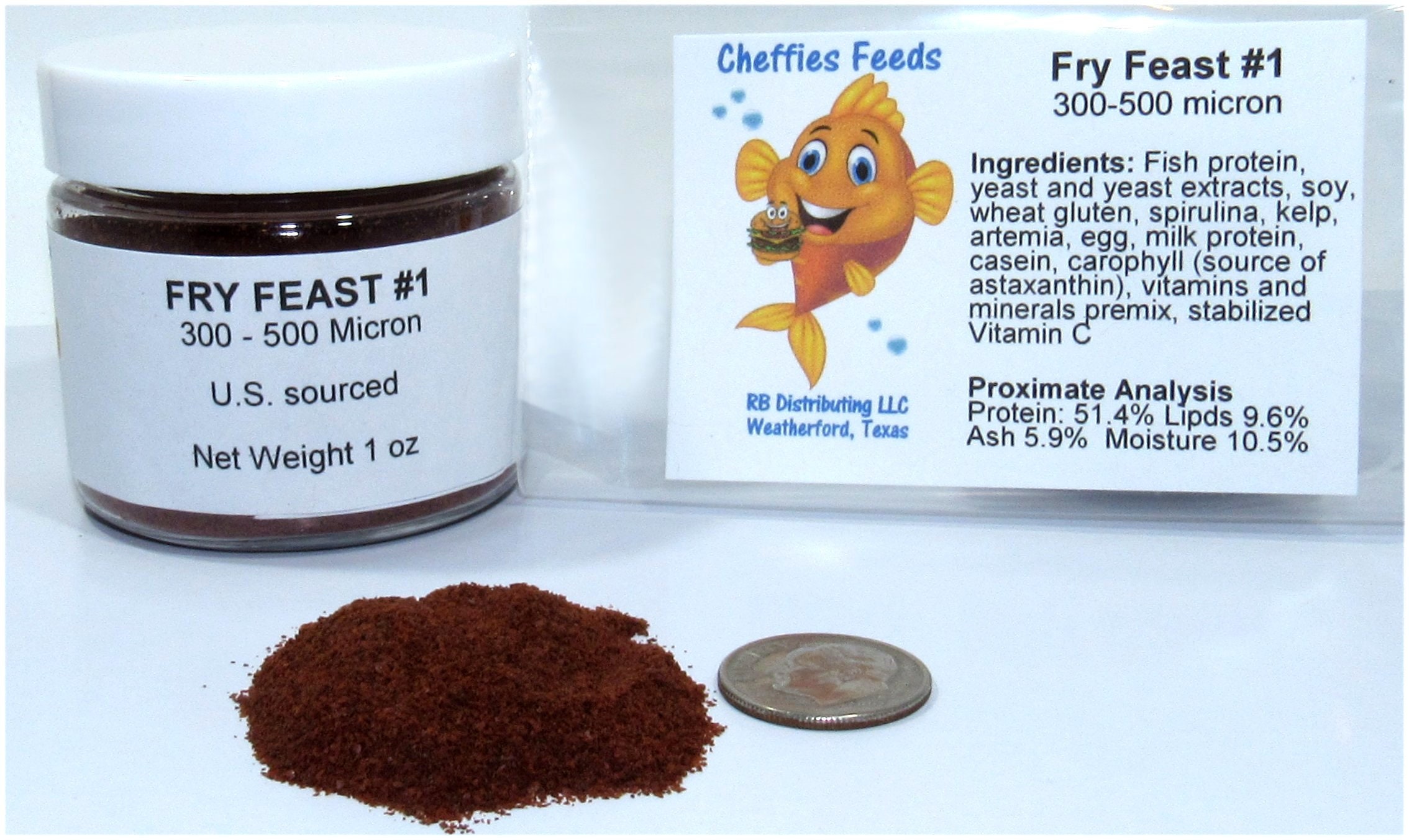 Instant baby brine shrimp for betta fry top