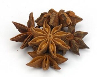 Anise Star, organic Whole  Illicium verum  (Chinese Anise)