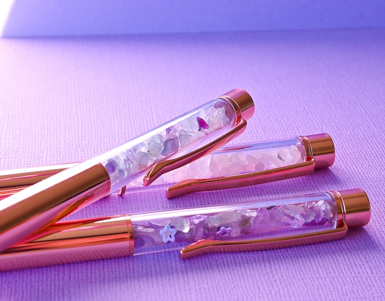 Crystal Superpower pen Intention pen Quartz pen image 4