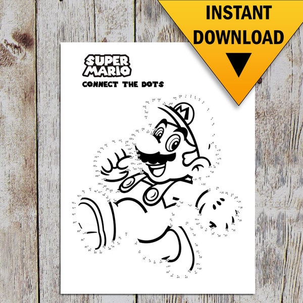 Mario Connect Dots - Etsy