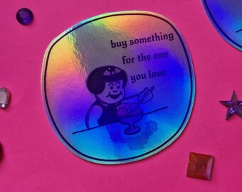 Be Your Own Valentine vinyl sticker | nancy