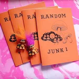 Random Junk 1 Zine | perzine diary Autumn Halloween music Books