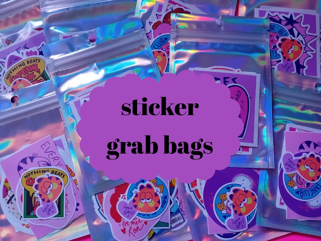 Black Friday Sticker Grab Bag Retro Nostalgia 90s 80s Retro Lucky Dip