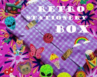 Retro stationery box | nostalgia 90s kid | 90s baby | childhood | Y2K