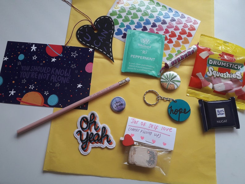 Self Care First Aid Kit Mental Health Recovery Gift Etsy