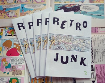 Retro Junk Zine issue 2 | 70s 80s 90s vibes aesthetic mixed media retro childhood nostalgia