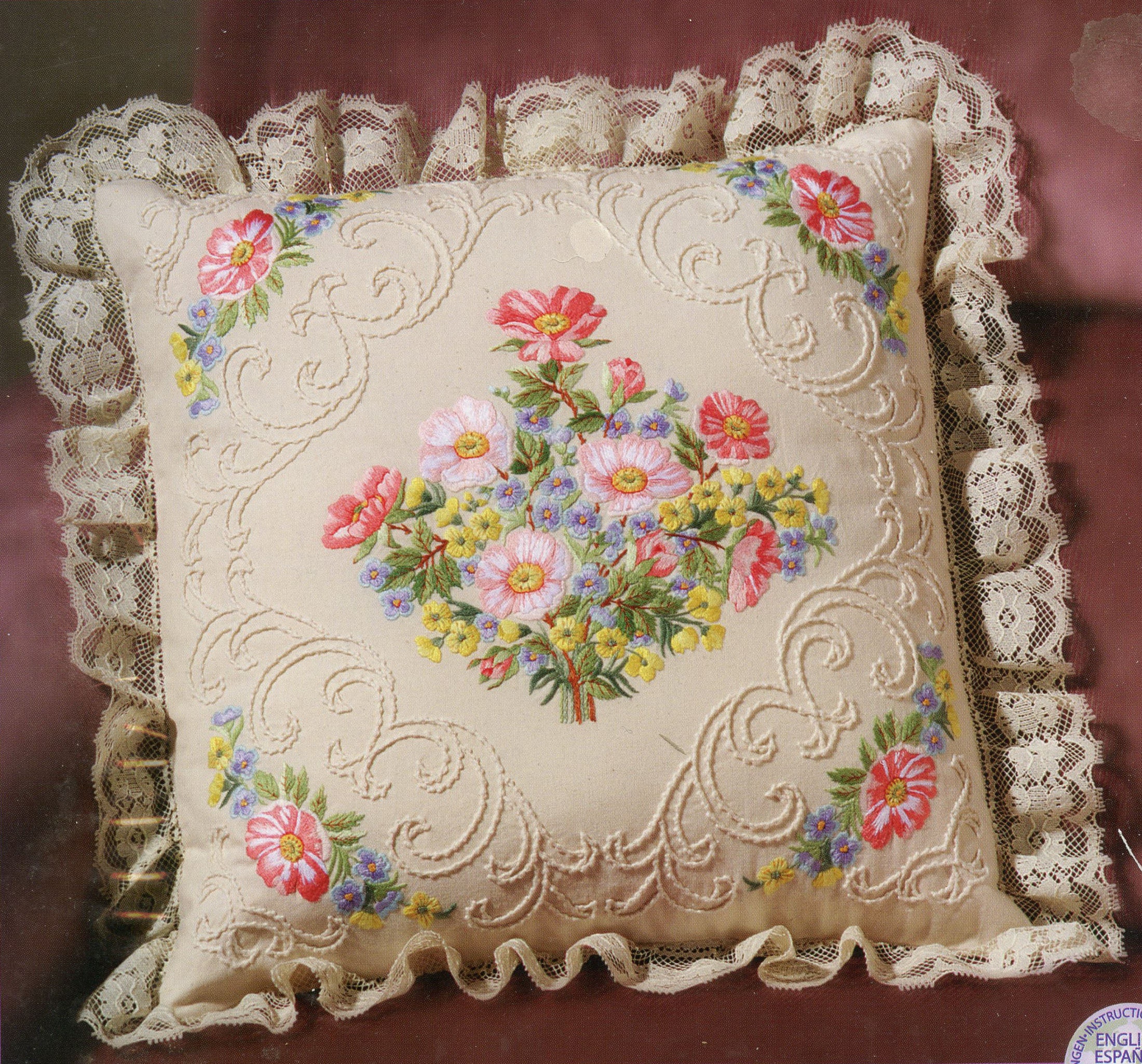 Janlynn Candlewicking Embroidery Beach Roses Etsy