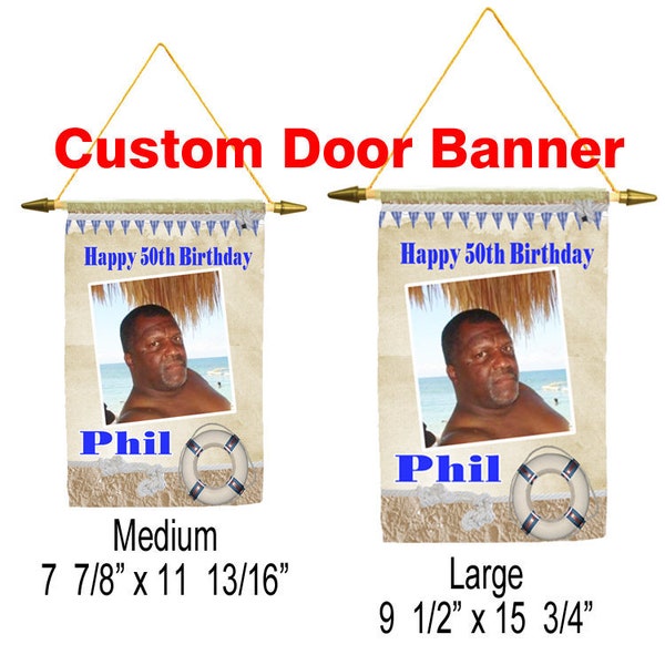 Cruise ship door banner.  Custom door banner available in 2 sizes.  Customize with your names, ship, date...to create your unique banner