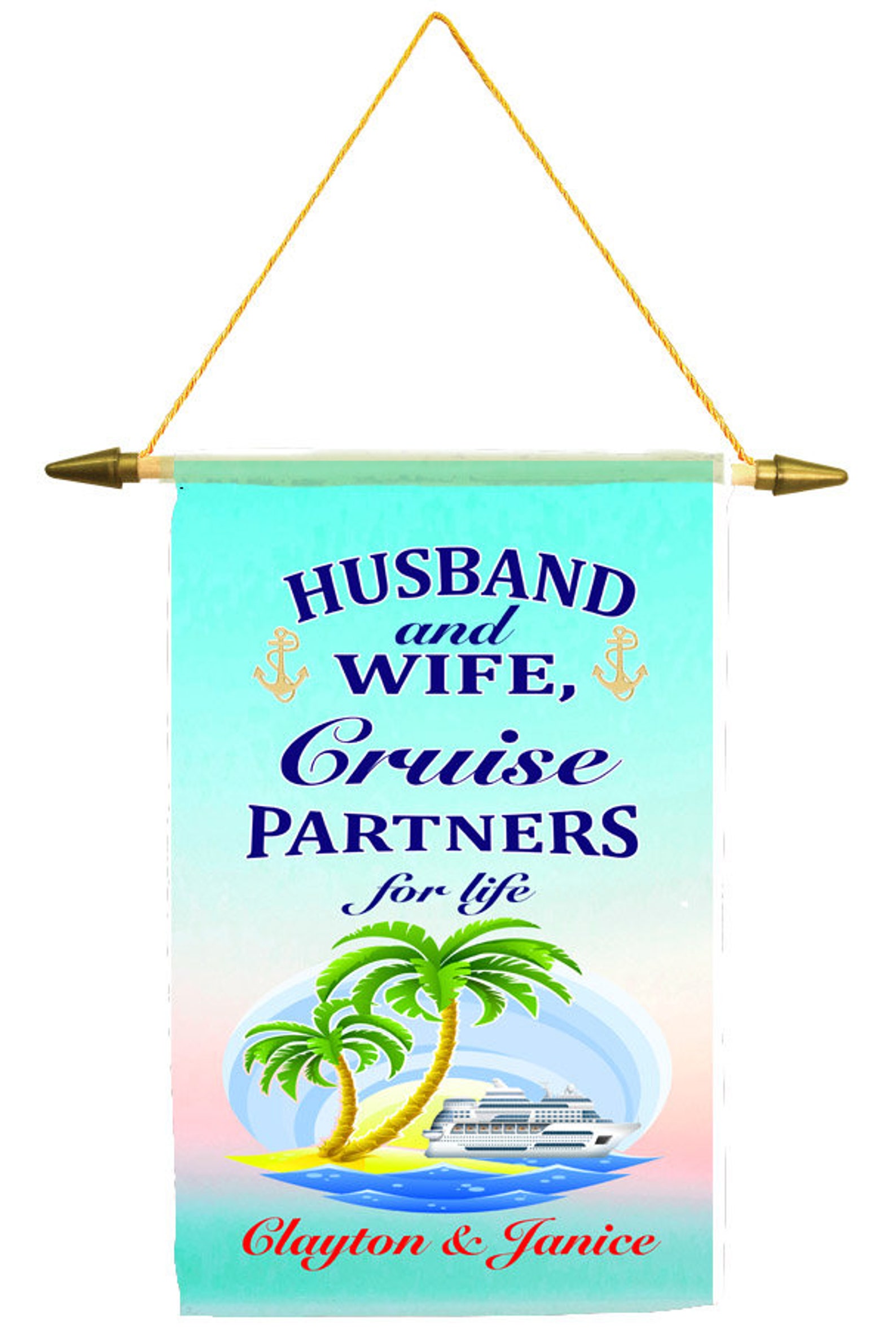 Cruise Ship Door Banner. Custom Ship Door Banner Available in Etsy