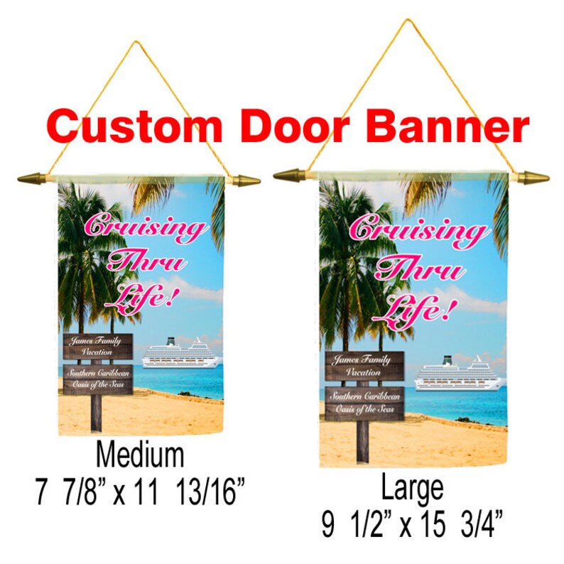 Cruise Ship Door Banner Custom Door Banner Available In 2 Etsy